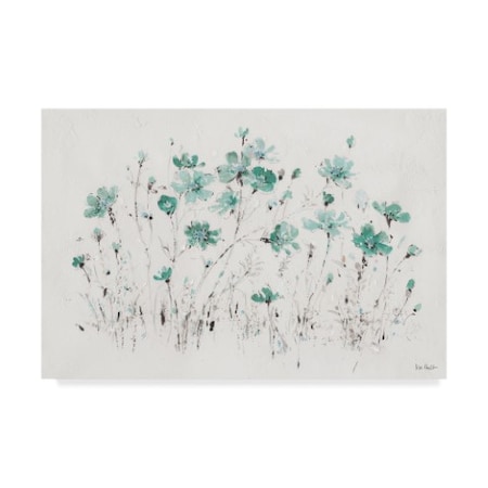 Lisa Audit 'Wildflowers I Turquoise' Canvas Art,30x47